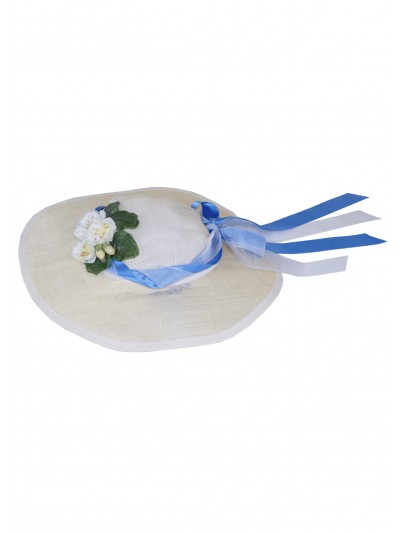 Blue flower hat Blue flower hat
