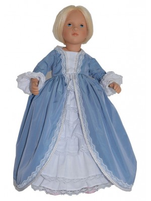 Marie-Antoinette doll gown