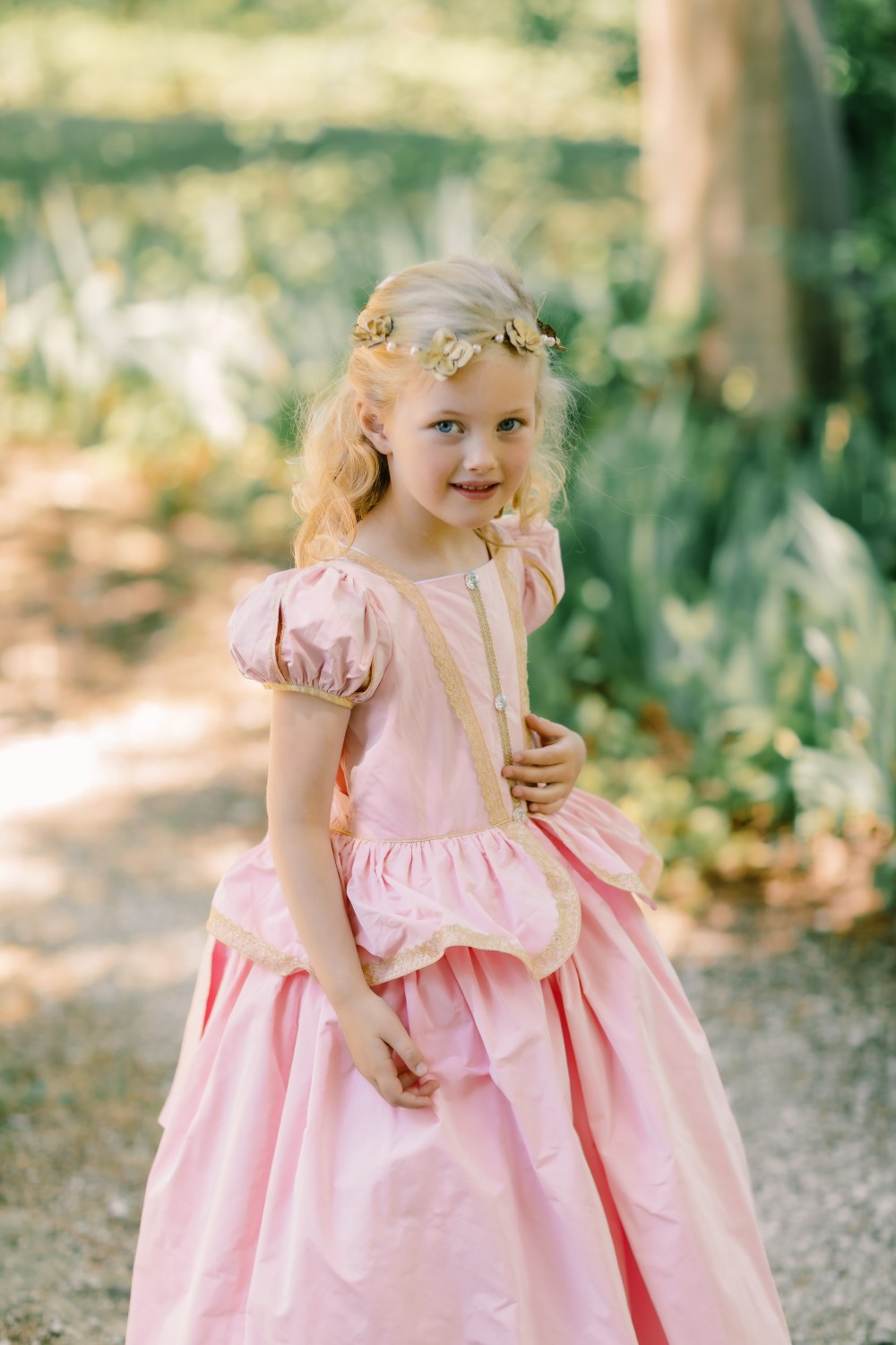 Robe de Princesse Aurore Rose